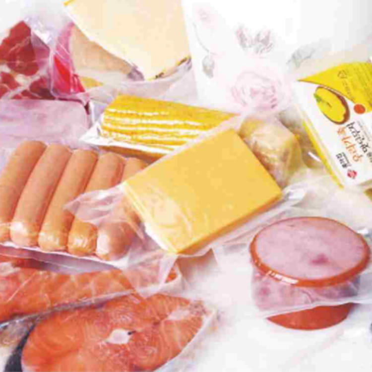 Film Plastik Kemasan Daging Sosis Keju Co-Extruded Penghalang Tinggi
